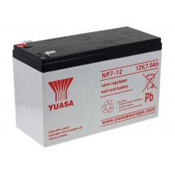 akumulátor pro solární systémy, nouzové osvětlení, zabezpečovací systémy 12V 7Ah - YUASA originál