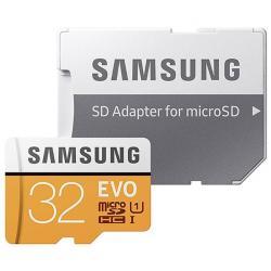 paměťová karta Samsung microSDHC EVO 32GB UHS-I vč.adapteru Class 10