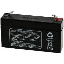 Powery olověná baterie (multipower) MP1,2-6 nahrazuje Panasonic LC-R061R3PG__1