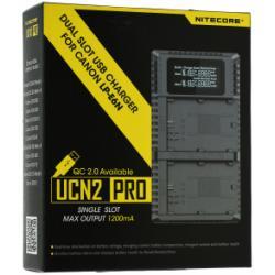Nitecore 2-fach-USB nabíječka UCN2 PRO pro Canon Kamera-z.B. EOS 5D Mark IV, LP-E