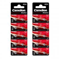 Levně Camelion 20x knoflíkový článek LR66 / AG4 / G4 / LR626 / 177 / SR626W / GP77A / 377