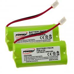 Powery 2x schnurlos Telefon Siemens gigaset A245, A265, A160 700mAh NiMH 2,4V - neoriginální