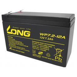 Powery 2x WP7.2-12A F1 Vds - KungLong 7,2Ah Lead-Acid 12V - neoriginální