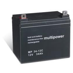 Akumulátor MP34-12C hluboký cyklus - Powery