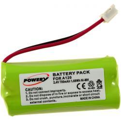 Powery Siemens gigaset AS140 700mAh NiMH 2,4V - neoriginální