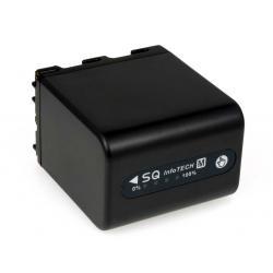 akumulátor pro Sony Typ NP-QM91D 4200mAh antracit s LED indikací