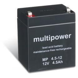 Powery MP4,5-12 kompatibilní s FIAMM FG20451 - 4,5Ah Lead-Acid 12V - neoriginální
