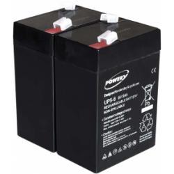 Powery Panasonic LC-R064R5P 6V 5Ah (nahrazuje 4Ah 4,5Ah) - Lead-Acid - neoriginální