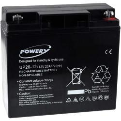 Powery UP20-12 kompatibilní s FIAMM FG21803 12V 20Ah - Lead-Acid - neoriginální