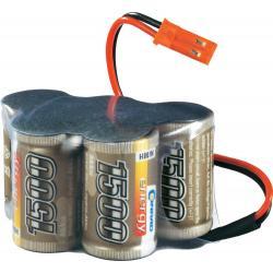 Conrad energy Akupack přijímače NiMH LRP Electronic 2/3 A, 6 V, , Hump, JR 1500 mAh - originální