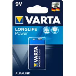 alkalická baterie 6F22 1ks v balení - Varta