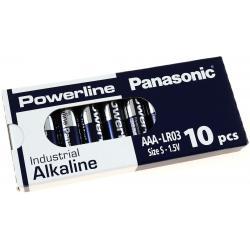 alkalická industriální mikrotužková baterie 4003 10ks v balení - Panasonic Powerline Industrial