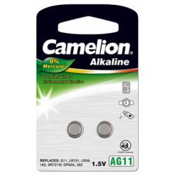alkalická knoflíková baterie 11GA 2ks v balení - Camelion