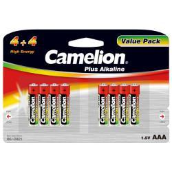 alkalická mikrotužková baterie R03 8ks v balení - Camelion