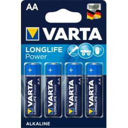 alkalická tužková baterie R6 4ks v balení - Varta