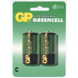 baterie 14G R14 blistr - GP Greencell