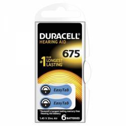 baterie do naslouchadel 675HPX 6ks v balení - Duracell