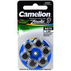 baterie do naslouchadel XL675 6ks v balení - Camelion