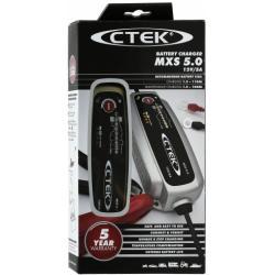 CTEK MXS 5.0 baterie-nabíječka s autom. Temperaturkompensation 12V 5A EU-konektor originál