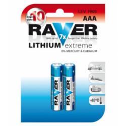 Raver Lithiová mikrotužková baterie R03 1ks - Lithium 1,5V - originální
