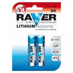 lithiová tužková baterie AA 1ks - Raver