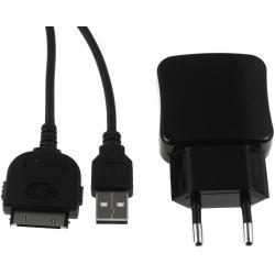 nabíjecí adaptér s 2x USB 2,1A vč. 30Pin USB Sync-& kabel pro iPad 3 / 2 / 1