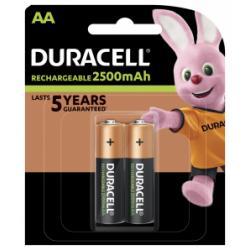 Nabíjecí baterie HR6 aku 2ks v balení - Duracell Duralock Recharge Ultra originál