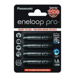 Nabíjecí baterie typ BK-3HCDE/4BE 2500mAh 4ks v balení - Panasonic eneloop originál