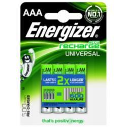 Nabíjecí mikrotužková AAA Ready to Use 4ks v balení - Energizer Universal originál