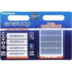 Panasonic Nabíjecí mikrotužková baterie AA - 4ks v balení + box (BK-3MCCEC4BE) - eneloop 2000mAh NiMH 1,2V - originální