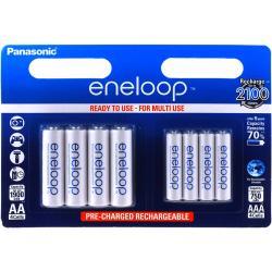 Panasonic Nabíjecí mikrotužková baterie AA / AAA BK-KJMCCE44E - 2x 4ks v balení - eneloop 1900mAh NiMH 1,2V - originální