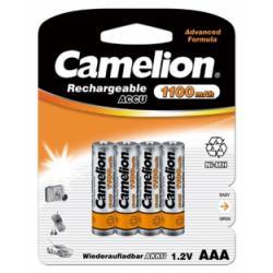 Nabíjecí mikrotužková baterie HR03 AAA 1100mAh 4ks v balení - Camelion originál