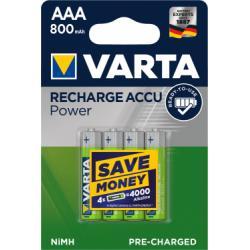 Varta Nabíjecí TOYS 56703 4ks v balení - Power 800mAh NiMH 1,2V - originální