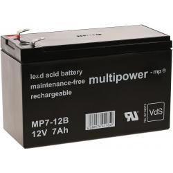 olověná baterie MP7-12B VdS / FG20722 12V 7Ah (nahrazuje 7,2Ah) - Multipower