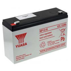 YUASA NP12-6 Vds - 12Ah Lead-Acid 6V - originální