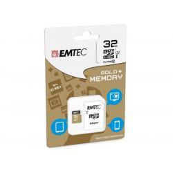 Paměťová karta EMTEC microSDHC 32GB blistr Gold+ Class 10 UHS-I