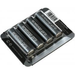Panasonic Eneloop Pro AA tužková baterie NiMH 4ks balení 2500mAh 1,2V - originální
