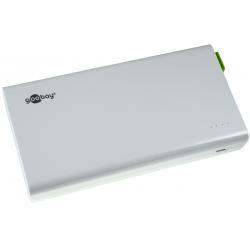 Powerbanka s intergrovaným kabelem 20000mAh s USB bílá originál - Goobay