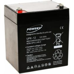 Powery náhradní aku 12V 6Ah (nahrazuje 4,5Ah, 5Ah) originál