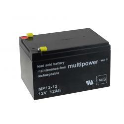 Powery olověná baterie (multipower) MP12-12 Vds nahrazuje Panasonic LC-RA1212PG