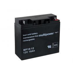 Powery olověná baterie (multipower) MP18-12 Vds nahrazuje Panasonic LC-XD1217PG