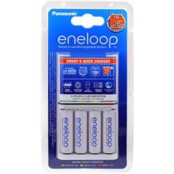 Panasonic Rychlonabíječka Sanyo eneloop MQR06 vč. 4x Sanyo eneloop AA 1900mAh NiMH 100-240V - originální