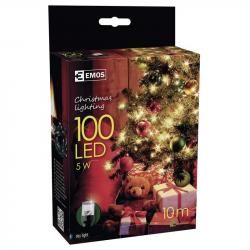 100 LED vánoční osvětlení 10M IP44 denní světlo__1
