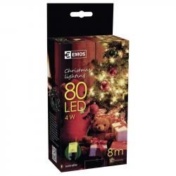 80 LED vánoční osvětlení 8M IP44 teplá bílá__1