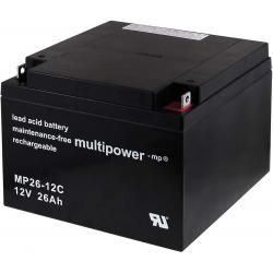 Akumulátor MP26-12C hluboký cyklus - Powery