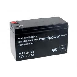 Akumulátor MP7,2-12B VdS kompatibilní s Panasonic Typ LC-R127R2PG1 - Powery