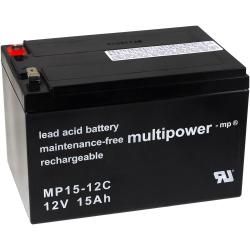 Akumulátor multipower MP15-12C hluboký cyklus