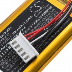 akumulátor pro Bluetooth reproduktor Sony SRS-XE200 Typ SP903867__2