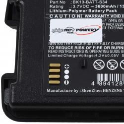 akumulátor pro čtečka čárových kódů M3 Mobile BK10 Typ BK10-BATT-S34__2