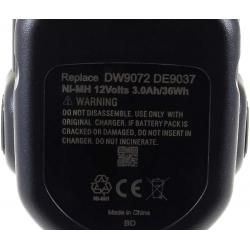 akumulátor pro DEWALT Typ DE9071 japonské články__4